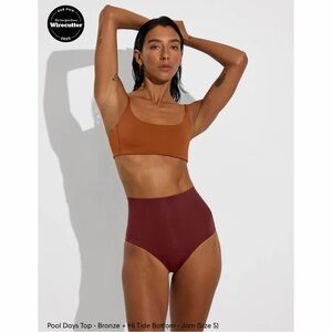 Left on Friday Hi Tide Bottoms in Desert Plum